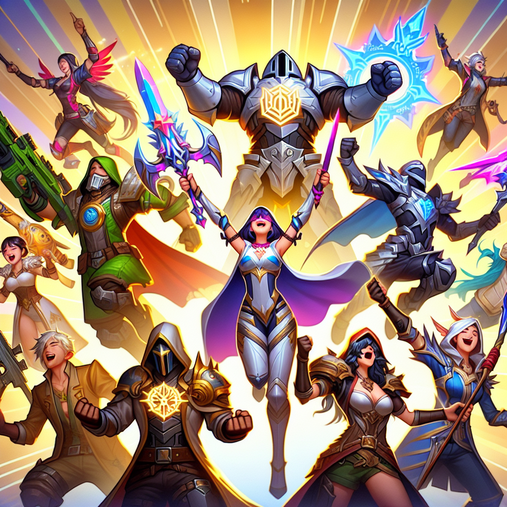 Mobile Legends Champions Celebrate Epic Victory